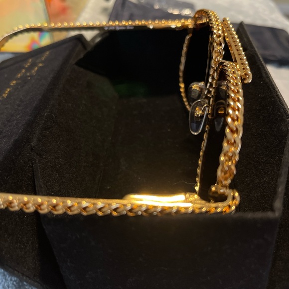 Vintage Frames Company “Full Cuban Snatch 24KT Gold” Sunglasses *EXCLUSIVE* - Picture 4 of 16